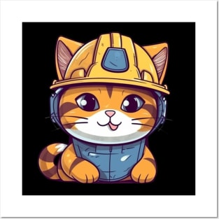 Catswithhardhats Posters and Art